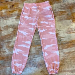 Athleta girl soft and cozy camo sweats